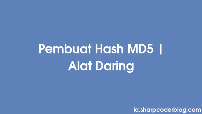 Md5 Hash Generator Online Tool Sharp Coder Blog - Classic Abstract Design - Desktop