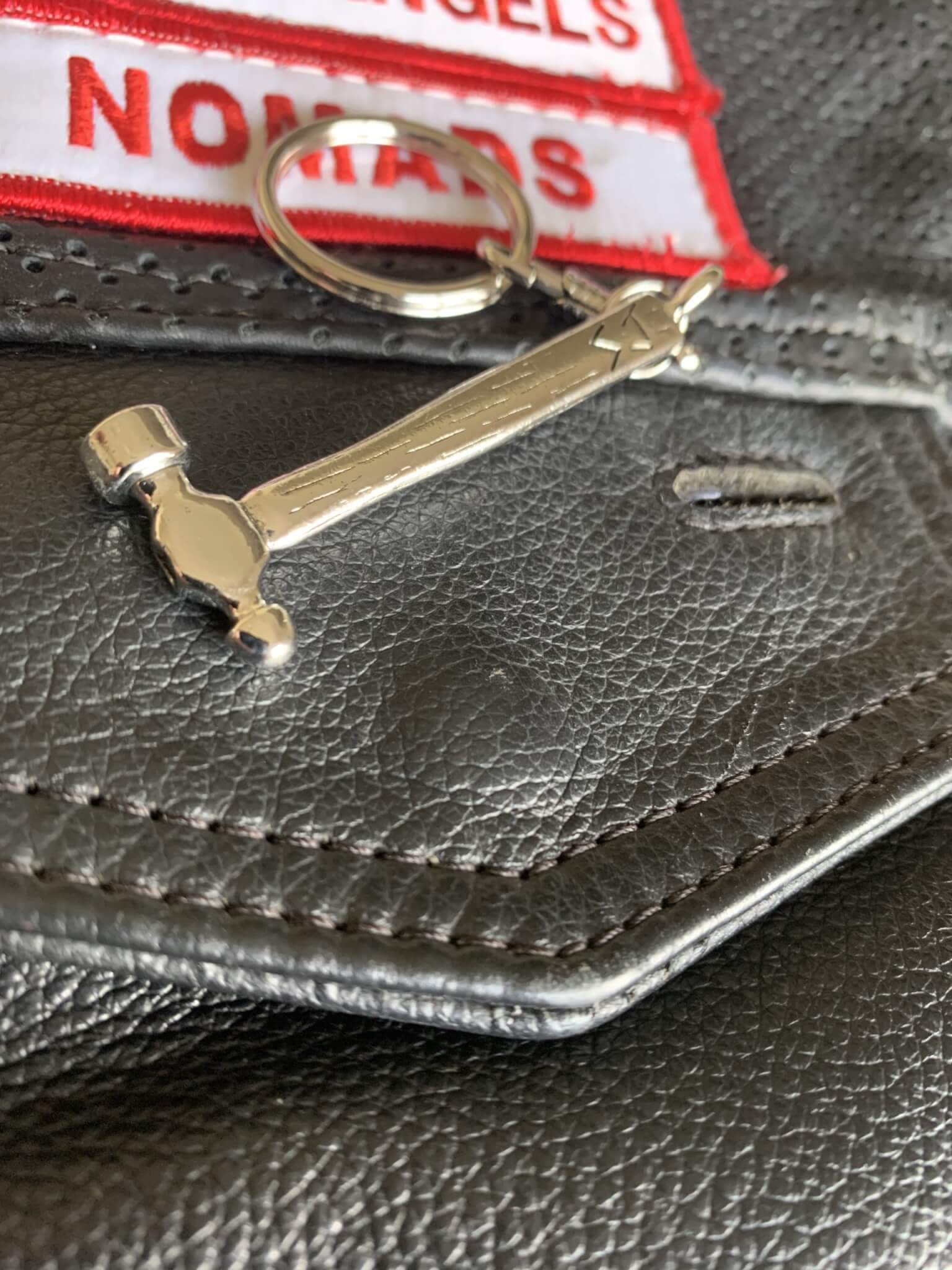 SILVER HAMMER KEY CHAIN – Nomads Idaho 81 | Hells Angels MC