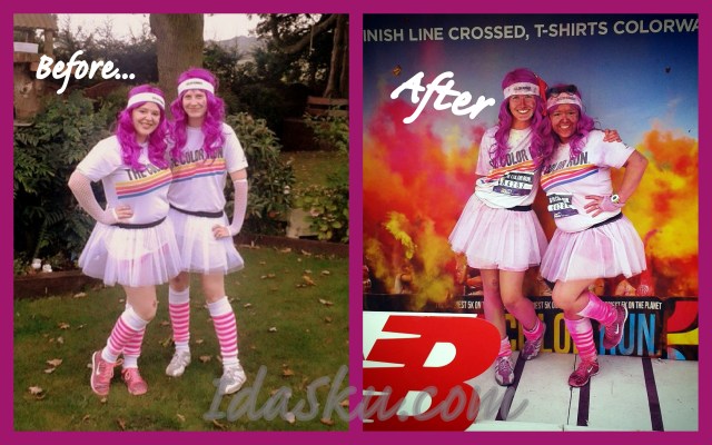 Color run Before and After 2014