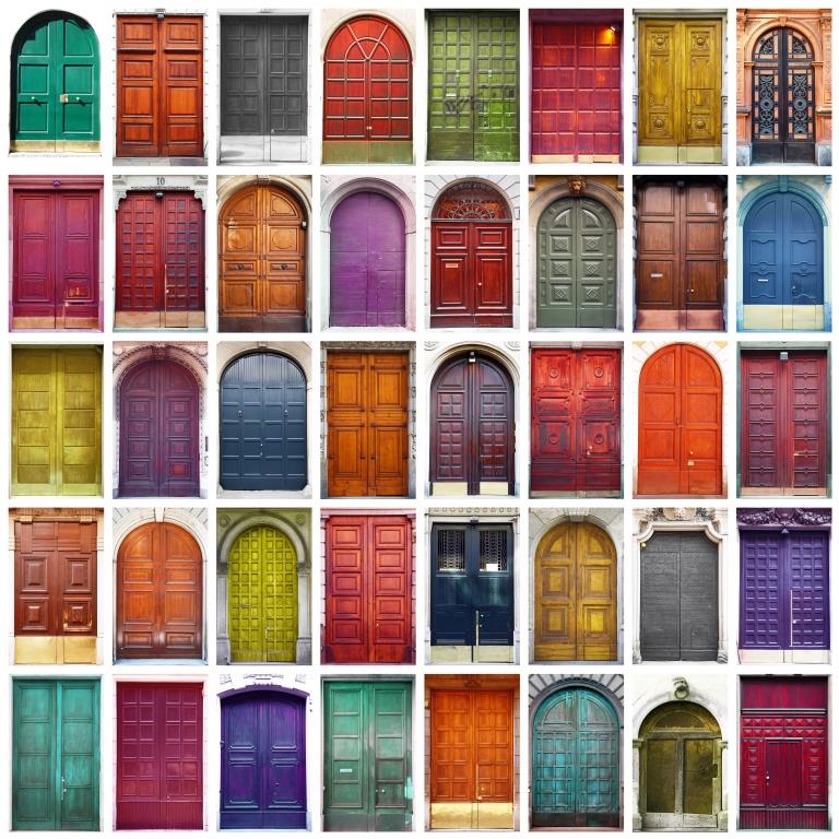 porte e portoni collage