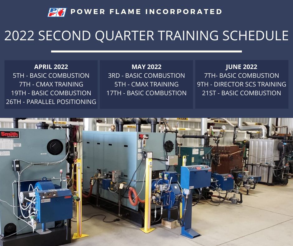 Power Flame 2Q2022 Training Schedule