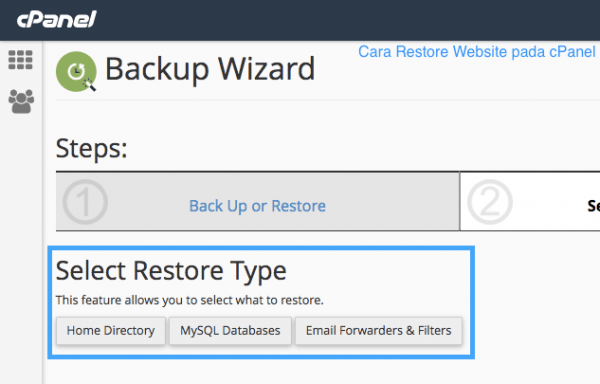 Anda bisa melakukan backup dan pemulihan website dengan lebih mudah. Cara Restore Website Melalui cPanel | IDCloudHost
