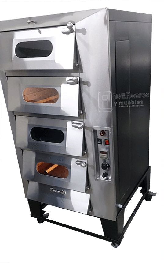 Horno Panadería 4/5 Cámaras con Controladores - IDEACEROS Y MUEBLES