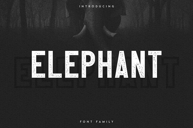 Fuentes para logotipos: Elephant tipografías para logos