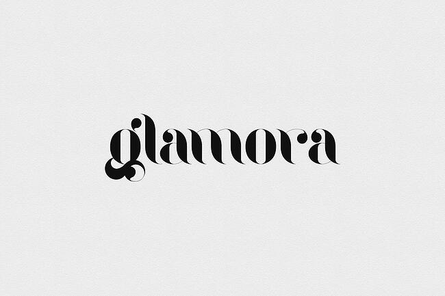 Glamora tipografías para logos