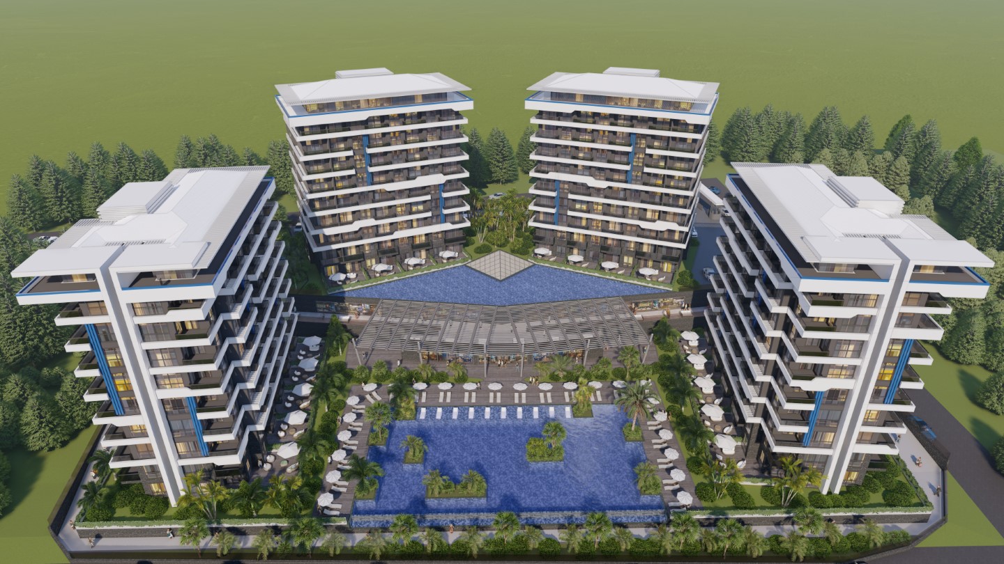 Okurcalar-Alanya'da Çatı Katları