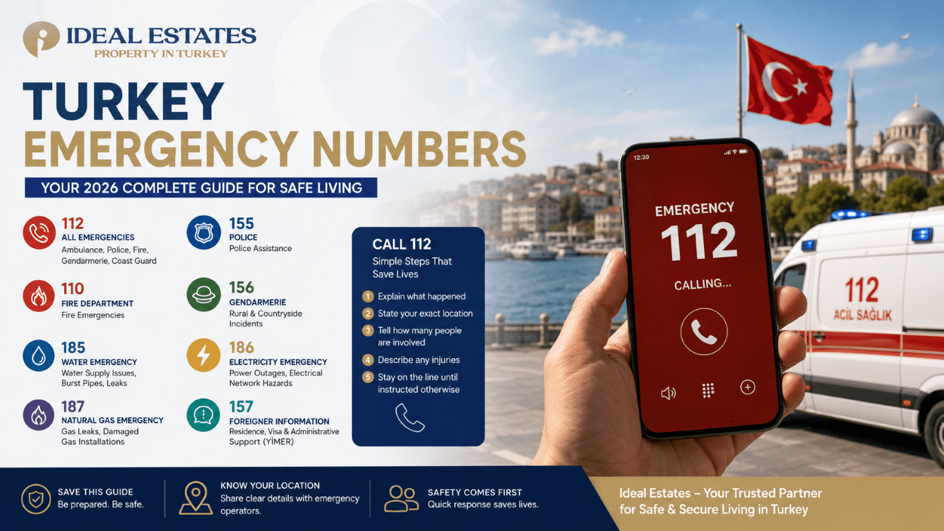 Turkey Emergency Numbers Guide