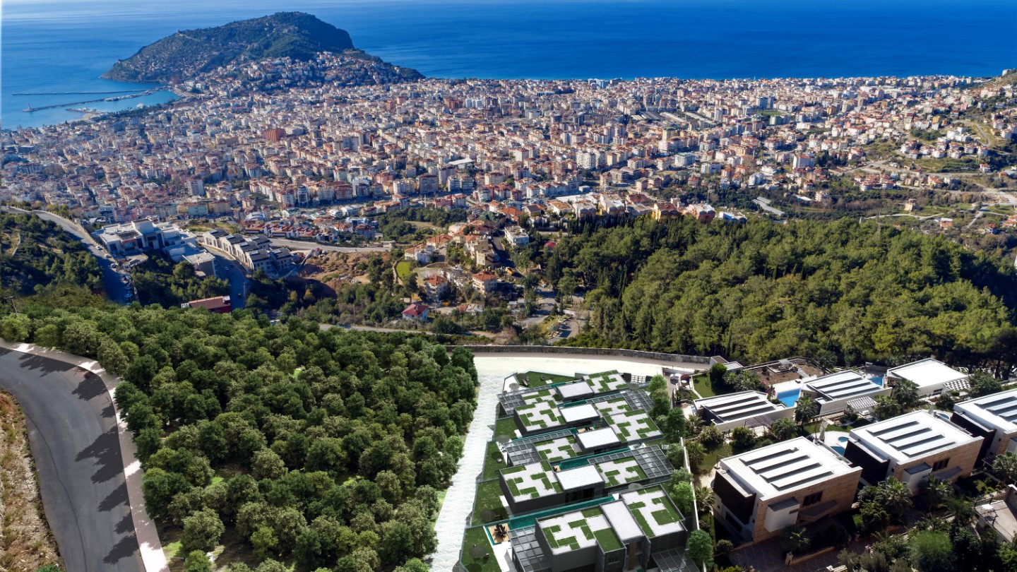 Sea View Luxury Villas for Sale in Bektas Alanya