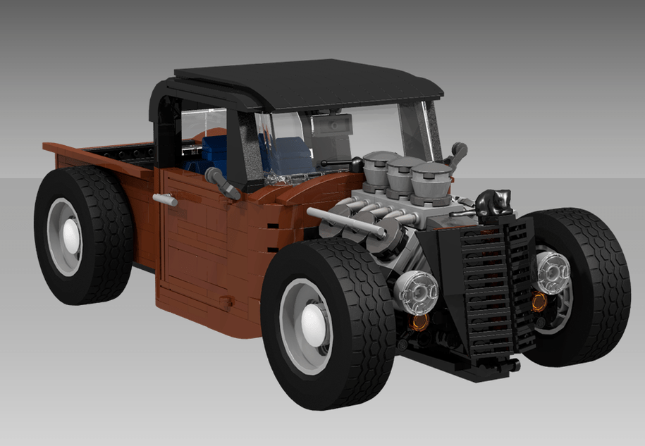 I just recently built the lego hot rod model team and thought . Lego Ideas Rat Rod Garage