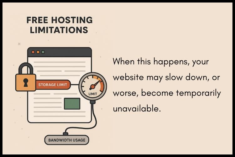 free web hosting limitations