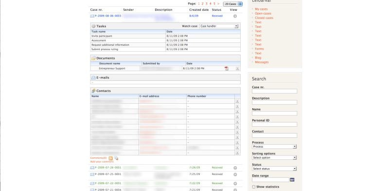 Idega Open Source Case Management System - Premium Landscape Image Gallery - Mobile