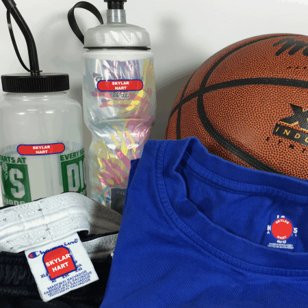 How to pack a pack.: Sports Team Labels | Labels for Sports Gear | IdentaMe Labels