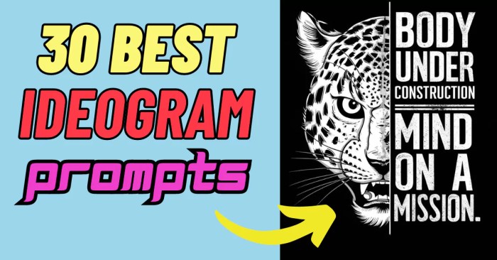 30 Best Ideogram Prompts List [PDF Download]