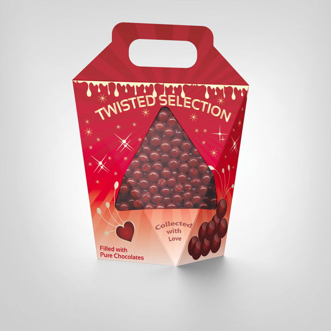 Chocolate Box Packaging Template Print Templates