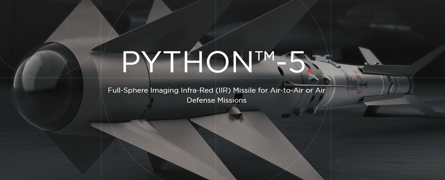 Israel’s Python 5 – one of the most advanced air‑to‑air missiles in the world