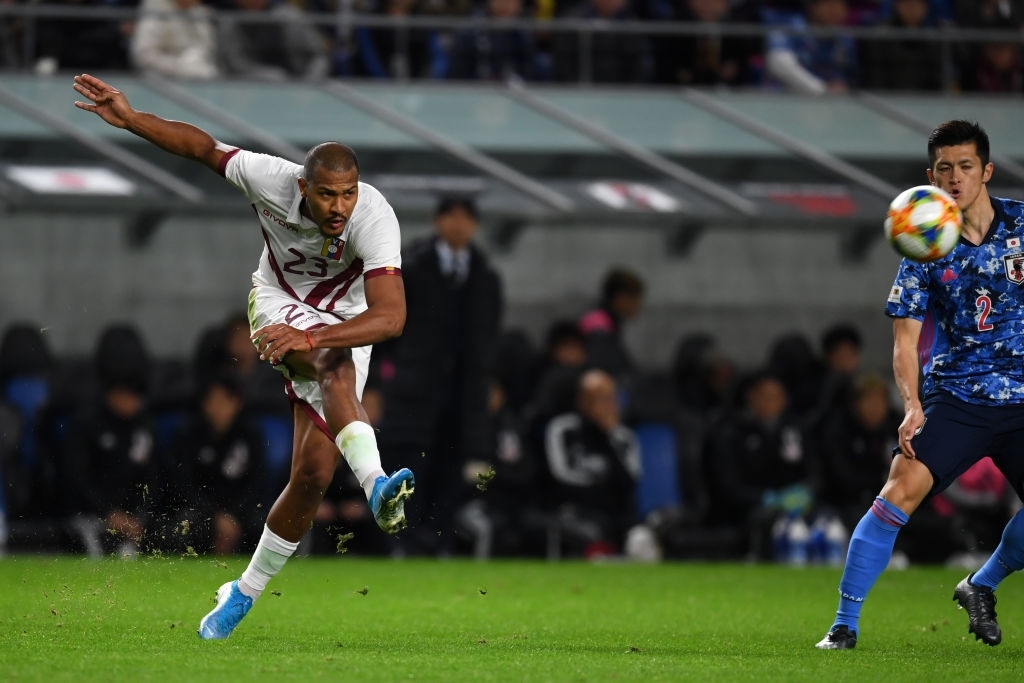 Salomón Rondón, delantero de la Vinotinto