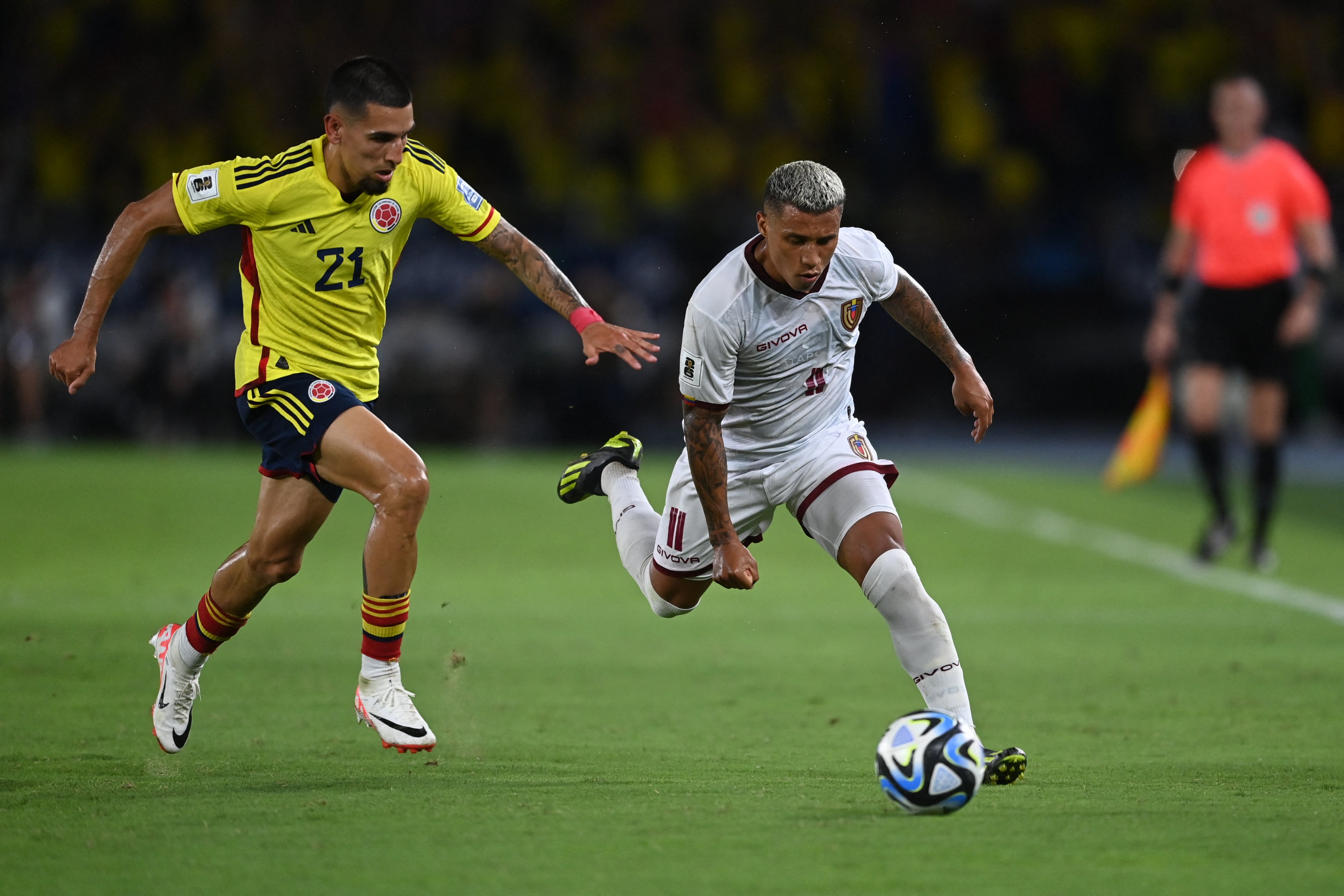 Darwin Machís destacó en la caída de Venezuela. Foto: Conmebol.