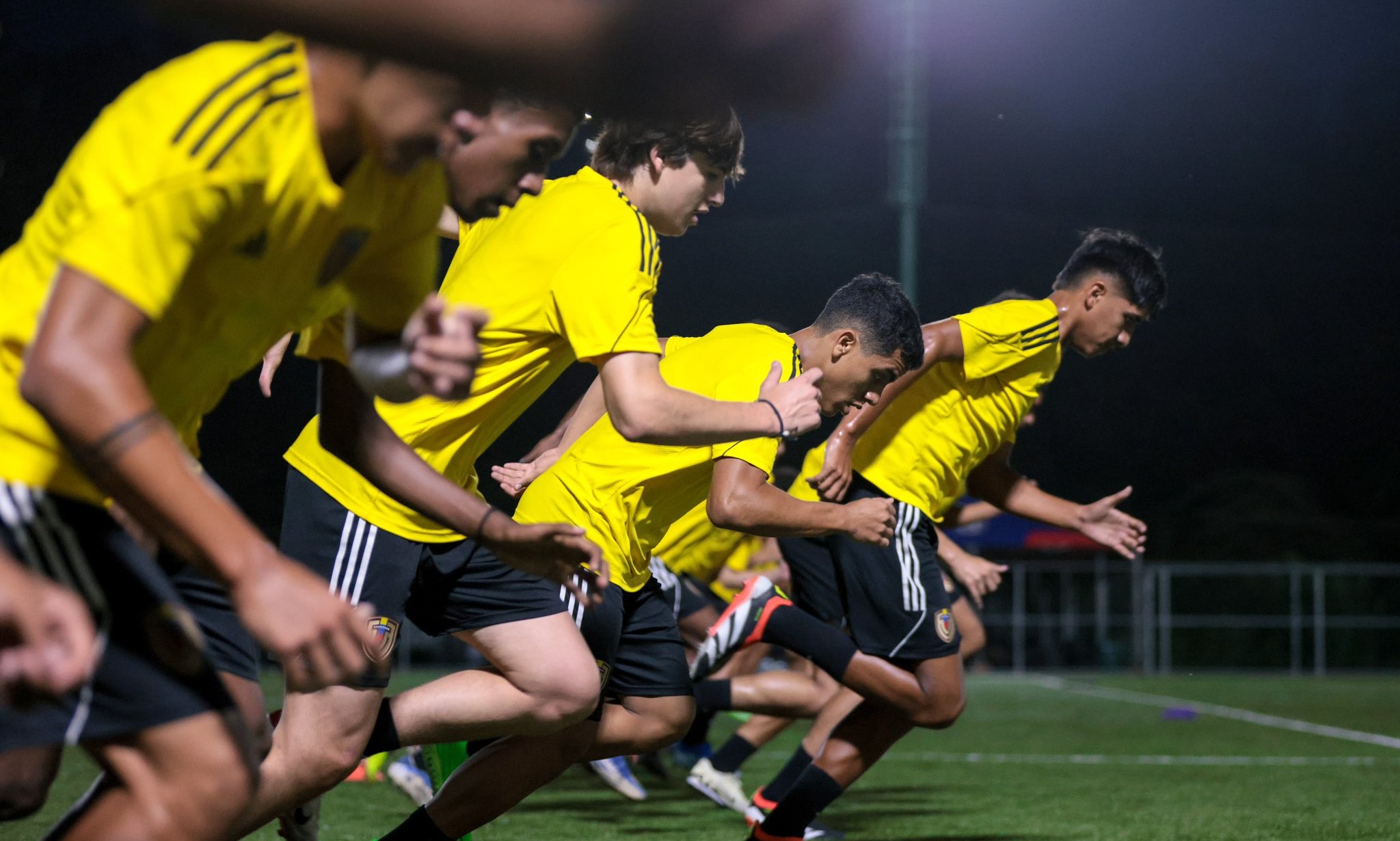 La Vinotinto sub 17 se prepara para el torneo Canteras de América. Foto: FVF.