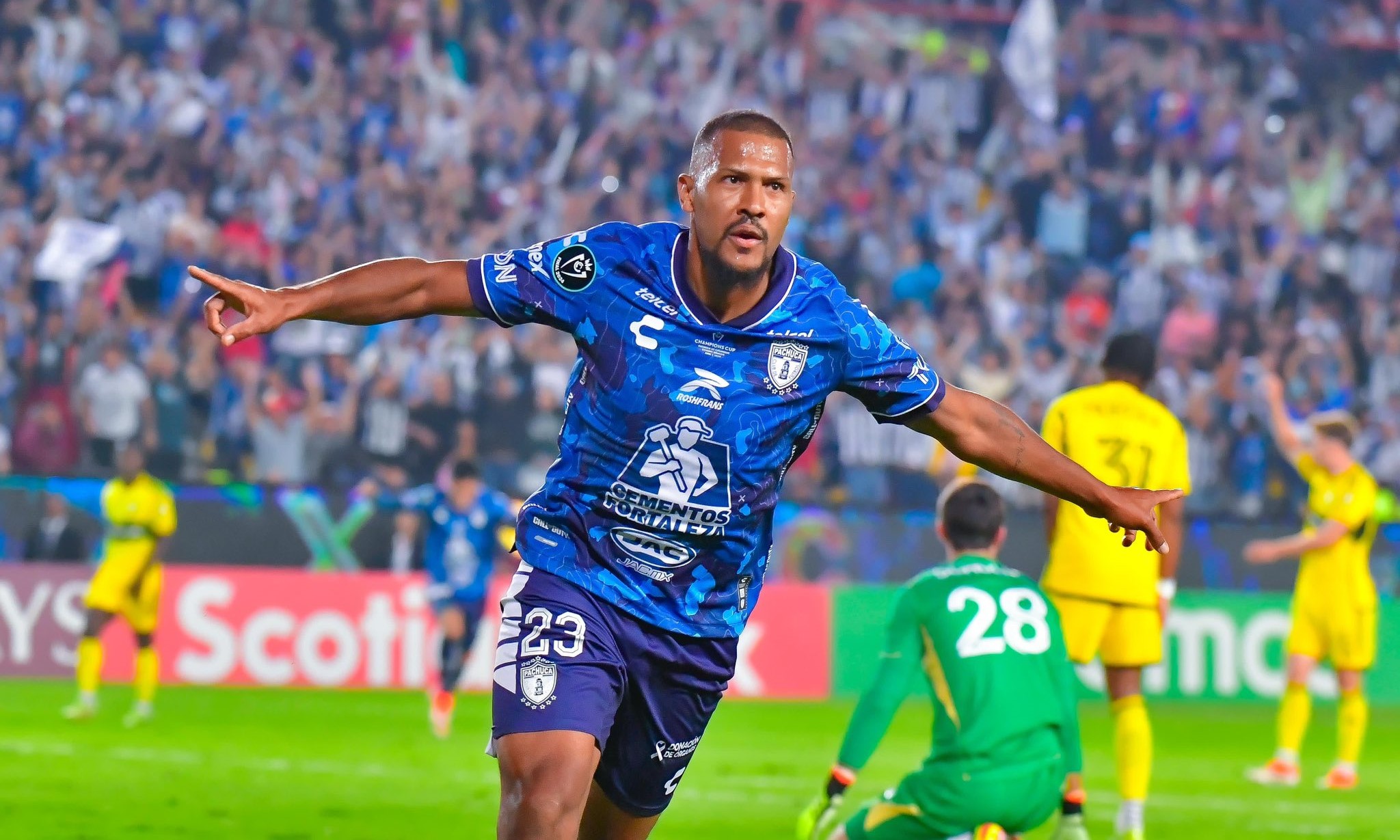 Salomón Rondón anotó doblete para el título de Pachuca en Concachampions.