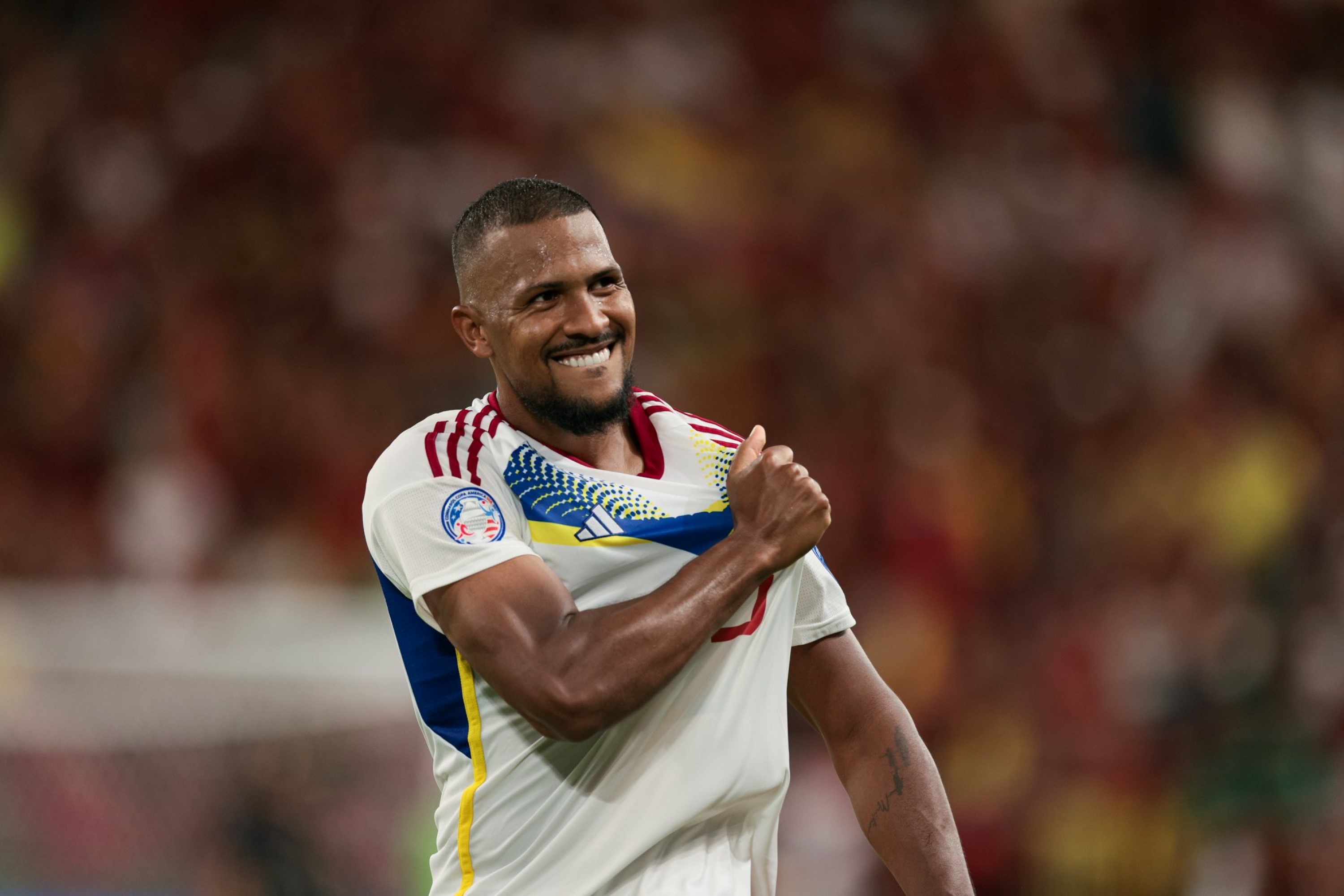 Salomón Rondón igualó a José Luis Dolgetta como los máximos anotadores de Venezuela en Copa América.
