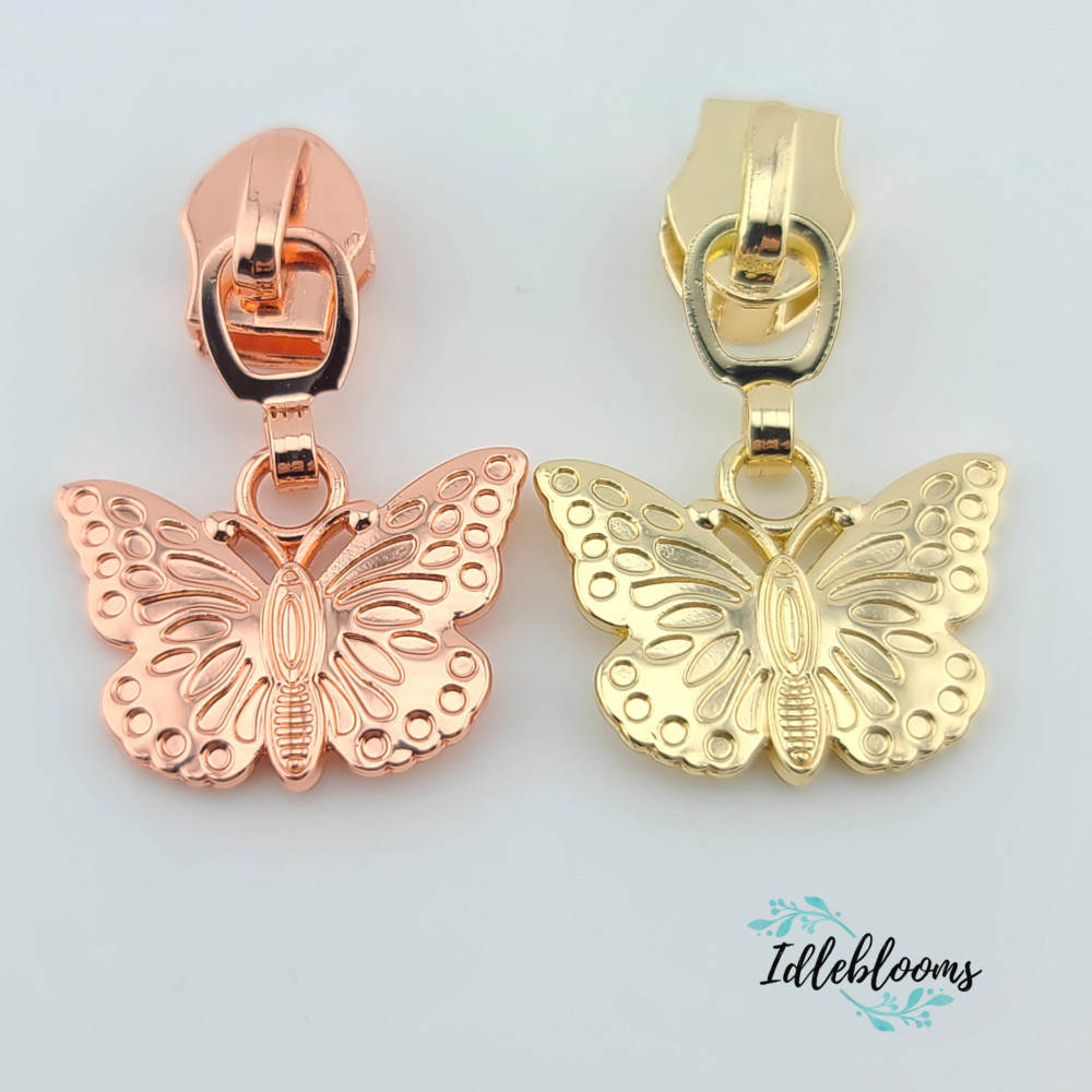 Butterfly #5 Zipper Pull * Idleblooms