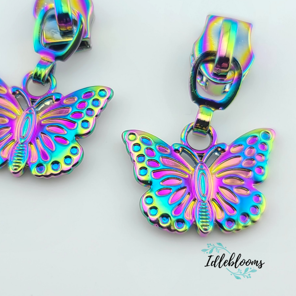 Butterfly #5 Zipper Pull * Idleblooms