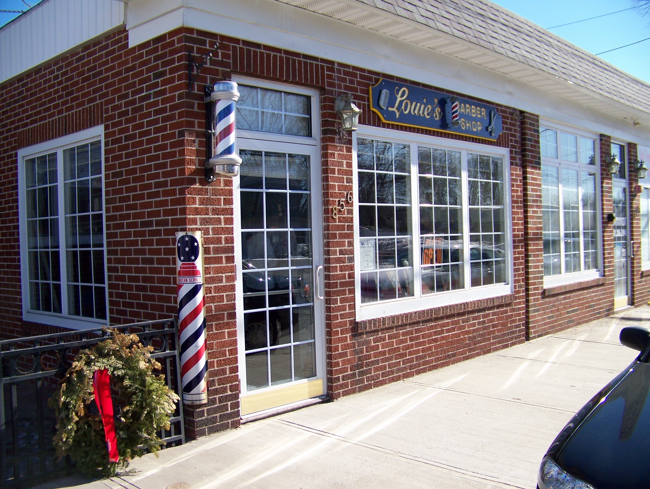 At 300 quaker lane route 2 in warwick, rhode island 02886: From Frankâs to Louieâs .. Itâs a barber shop, not a salon