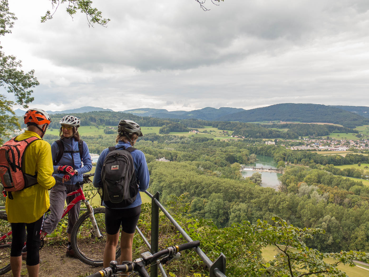 Aussicht vom Eppenberg aufs Aaretal