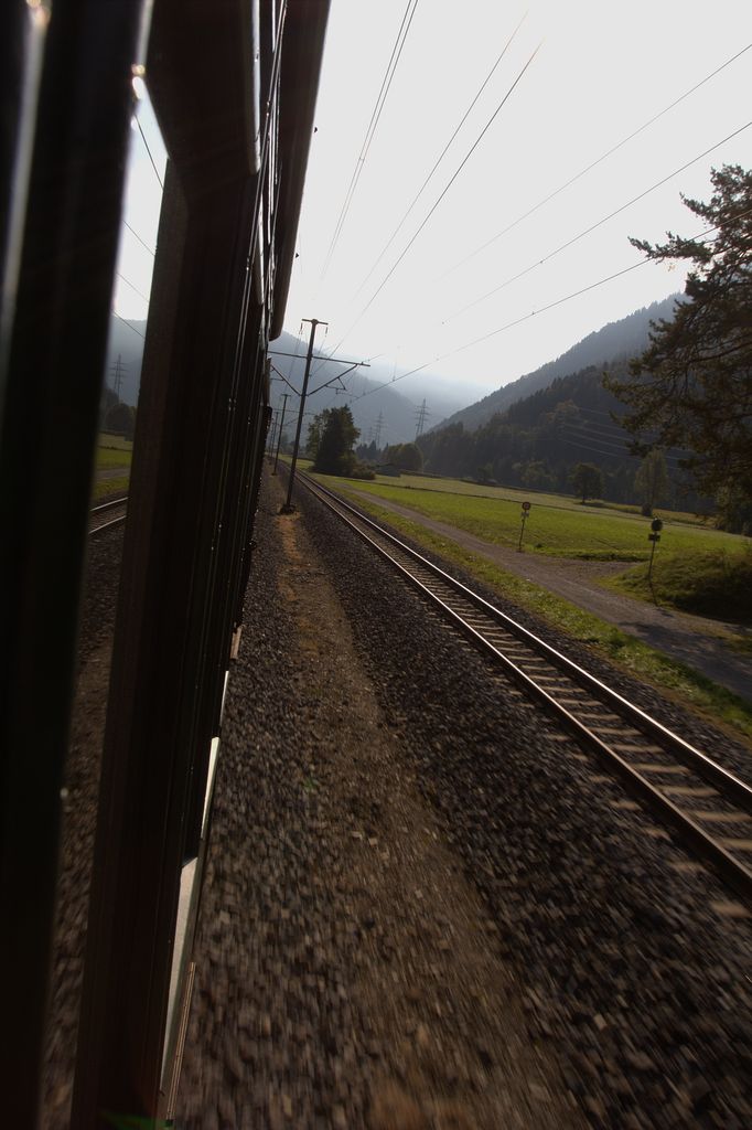 Blick aus dem Fenster im Prättigau