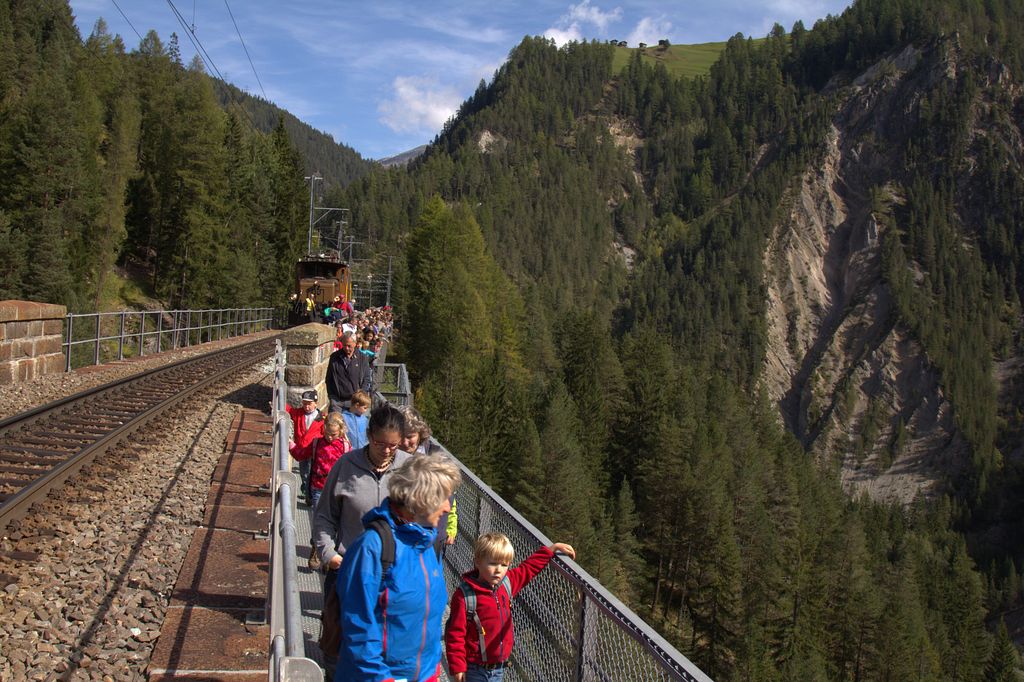 Auf dem Wiesener Viadukt