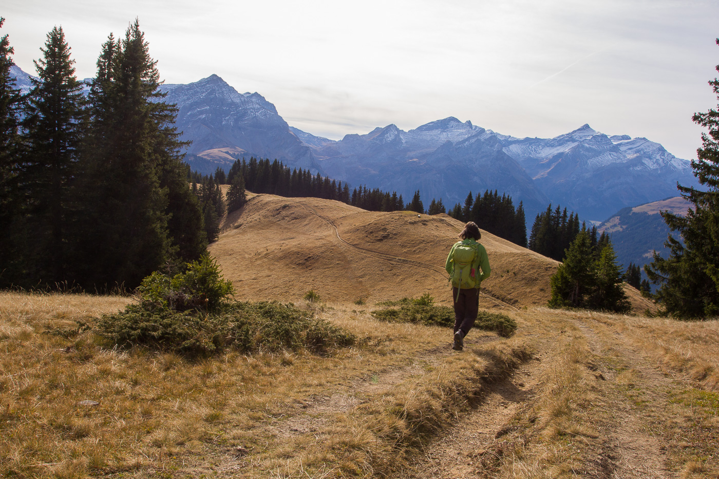 Einsam wandern