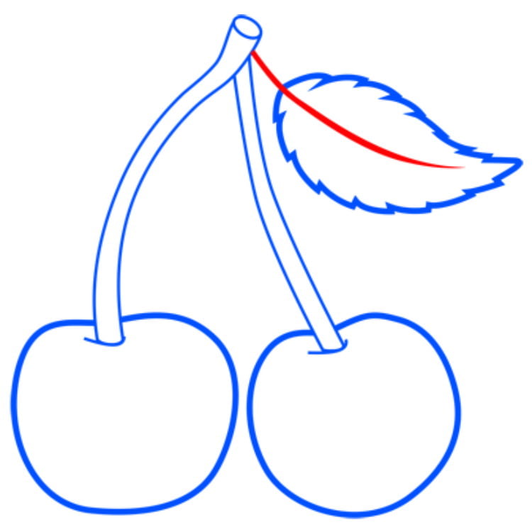 вишенки рисовать