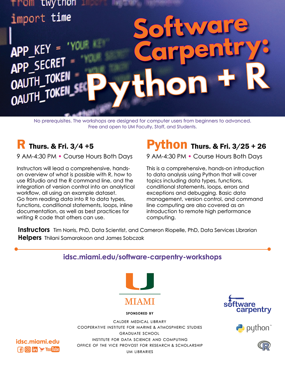 2-Day Scientific Computing with R Workshop 3/4-5 – Frost Institute for ...