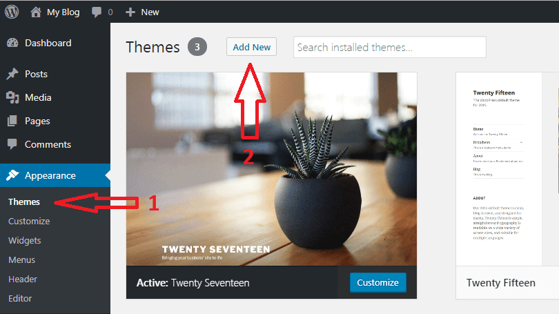 To use your child theme, return to your wordpress dashboard and go to the appearance > themes tab. Install Dan Ubah Themes WordPress