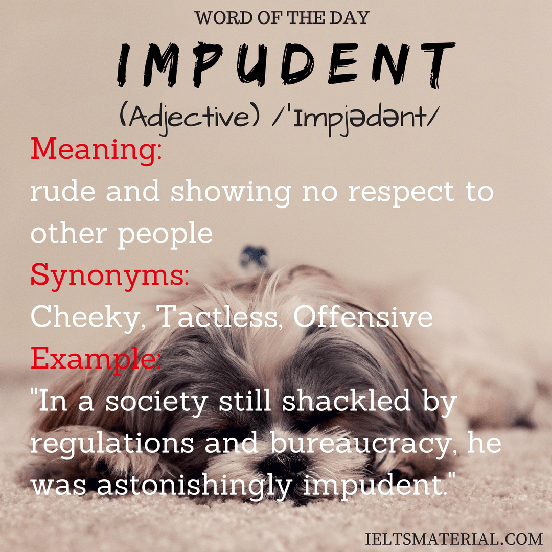 Impudent