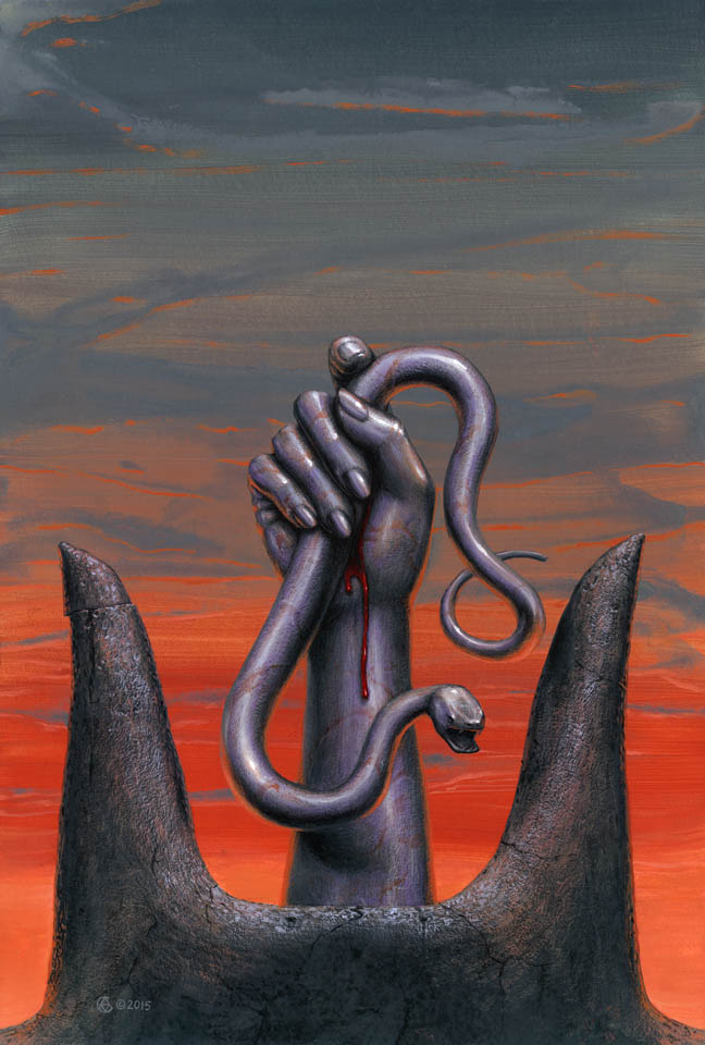アイリフドーパ 「Curse of Art」 Ancient Curse (original painting) » The River's Edge