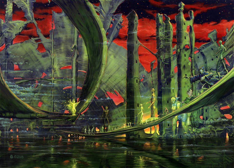 The King in Yellow (original painting) » The River's Edge