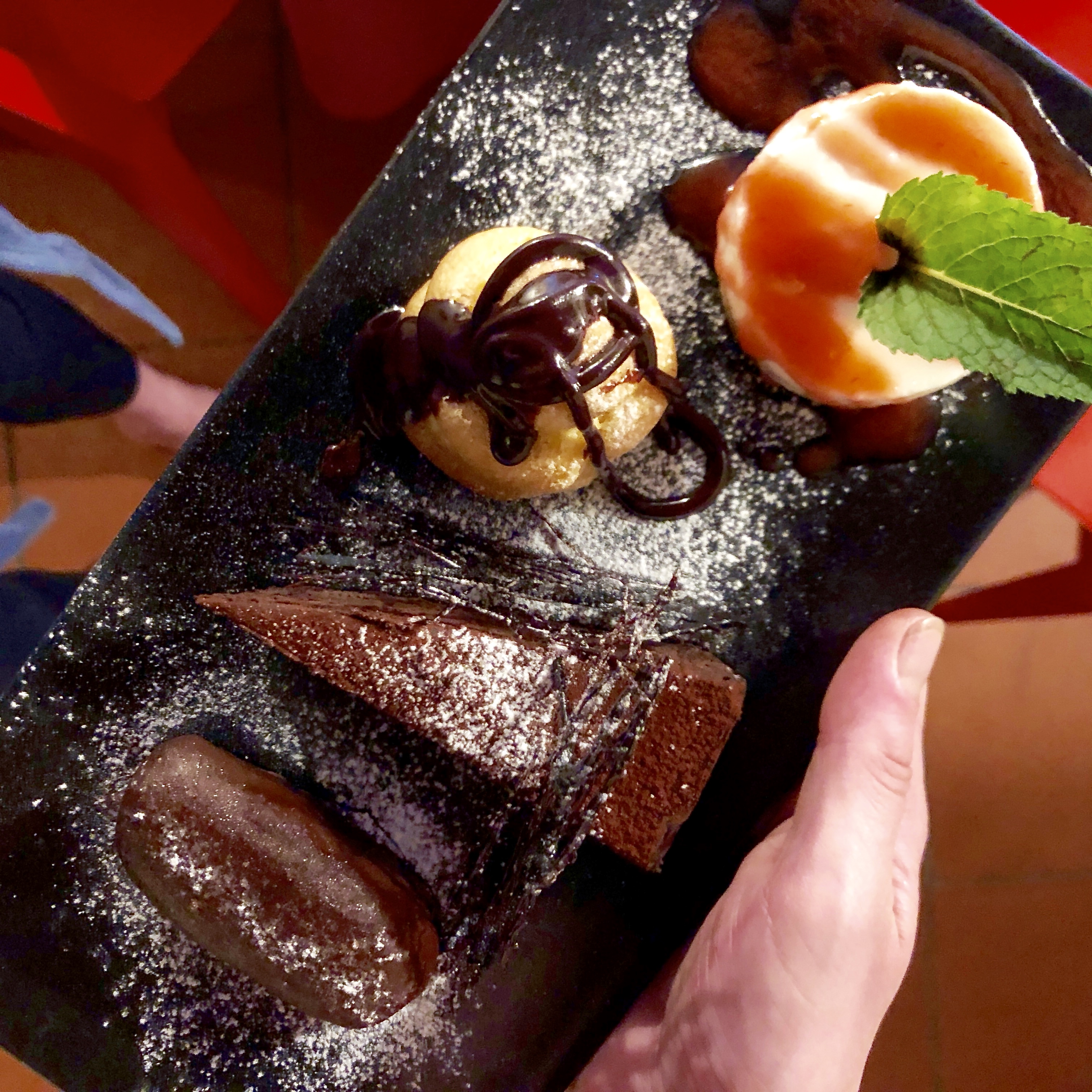 Assaggi di dolci e torte della casa