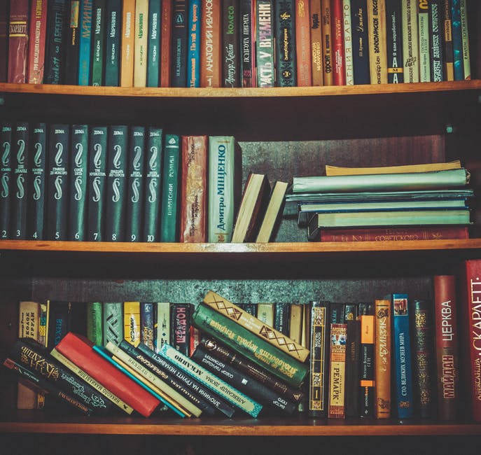 Declutter by donating any books that don't bring joy to your heart.