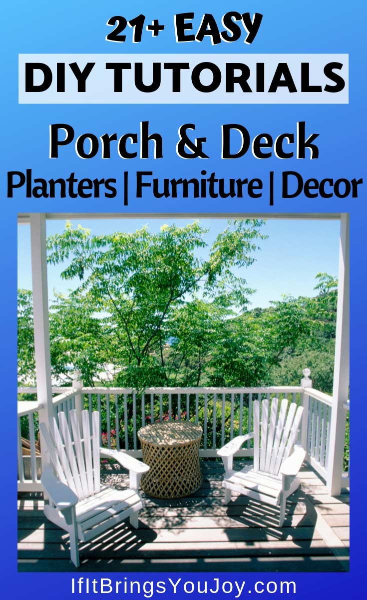 Comfortable chairs on deck