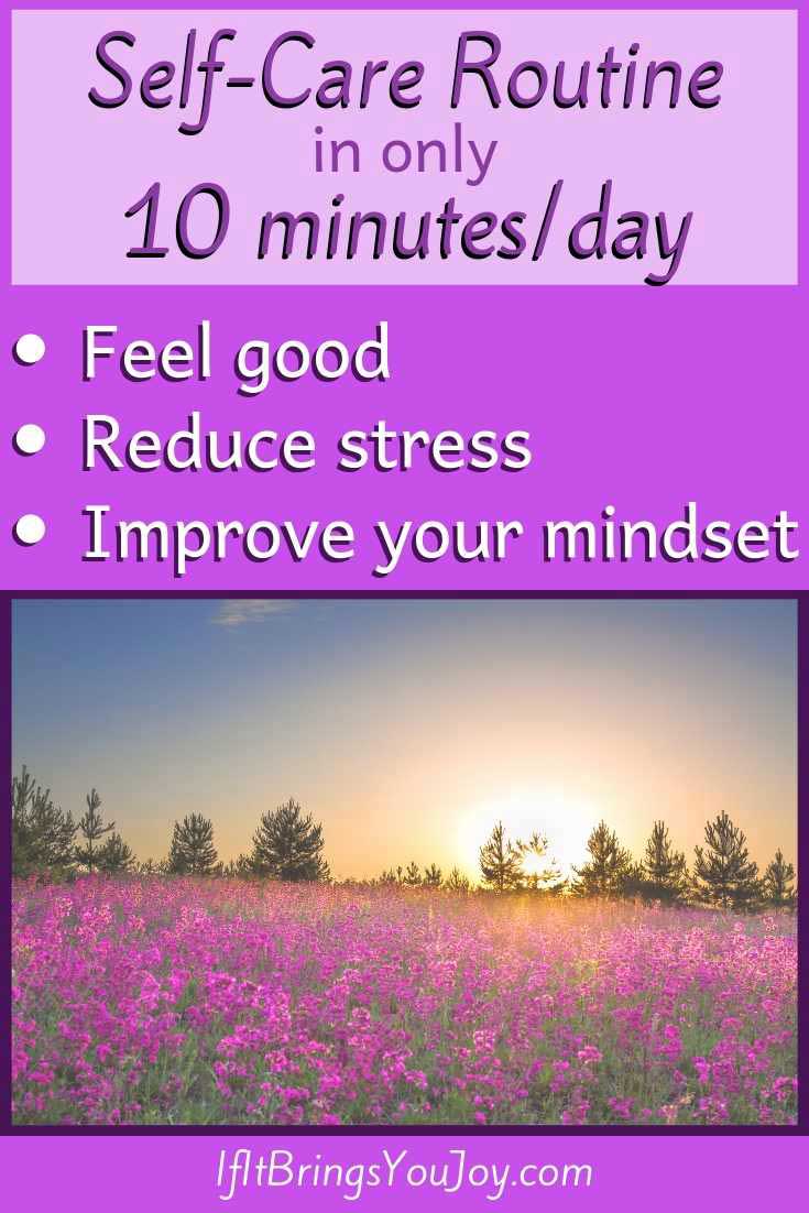 Self-care routine