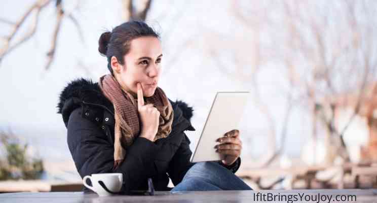 Woman deciding