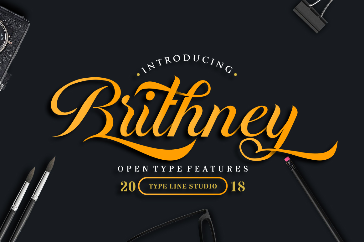 BrithneyScript Font