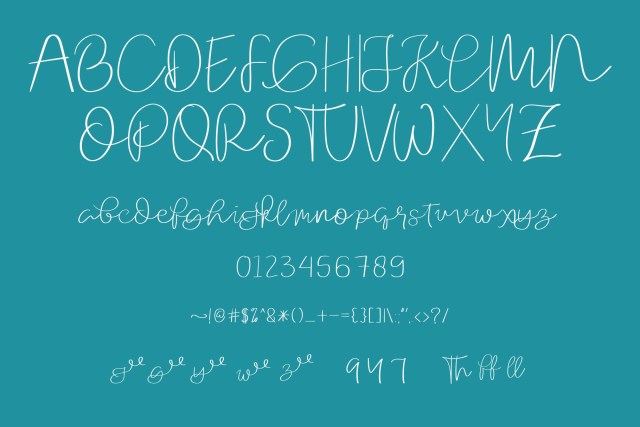 Orchard FOnt Script Font