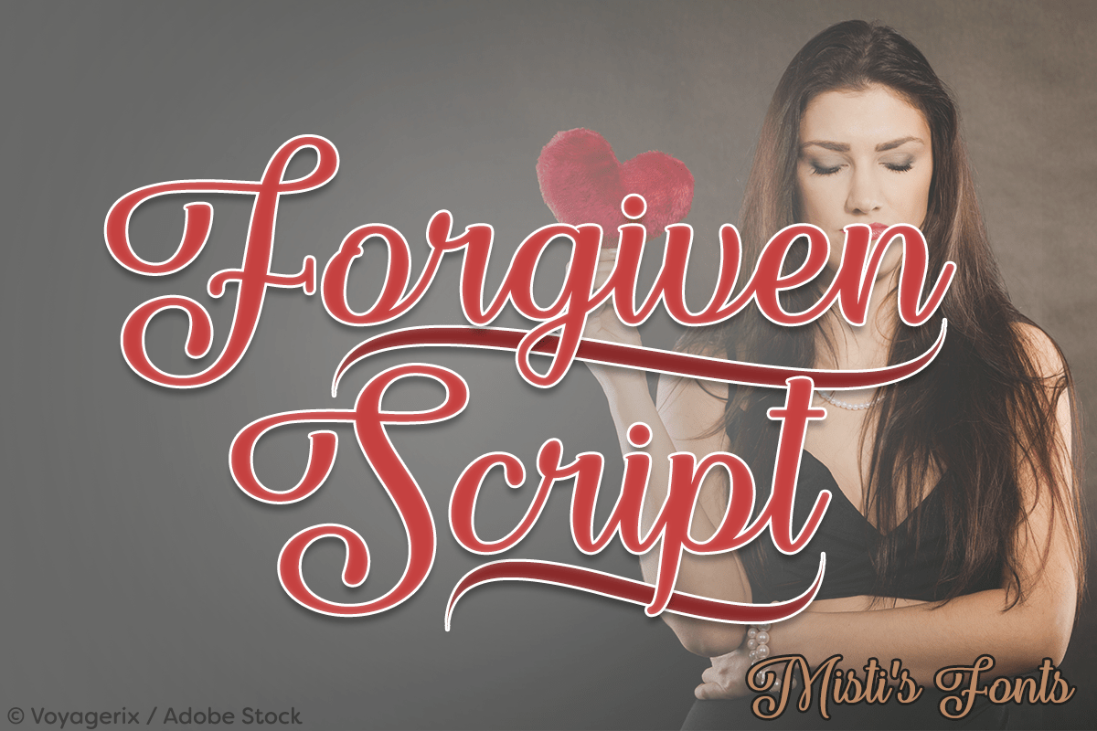 Forgiven Script Font
