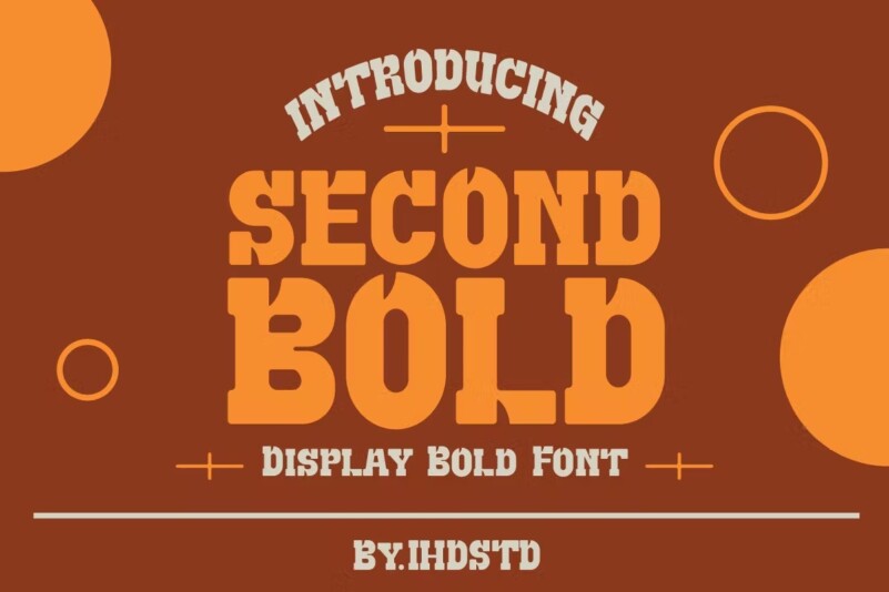 Second Bold Display Font Free Font