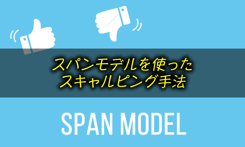 スパンモデルを使ったfxスキャルピング手法