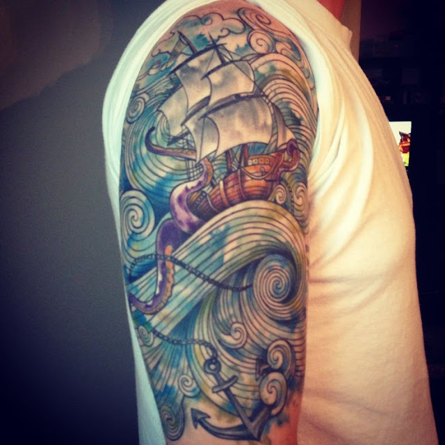 Cobaia de tatuagem na nautica All Tattoo Ladies