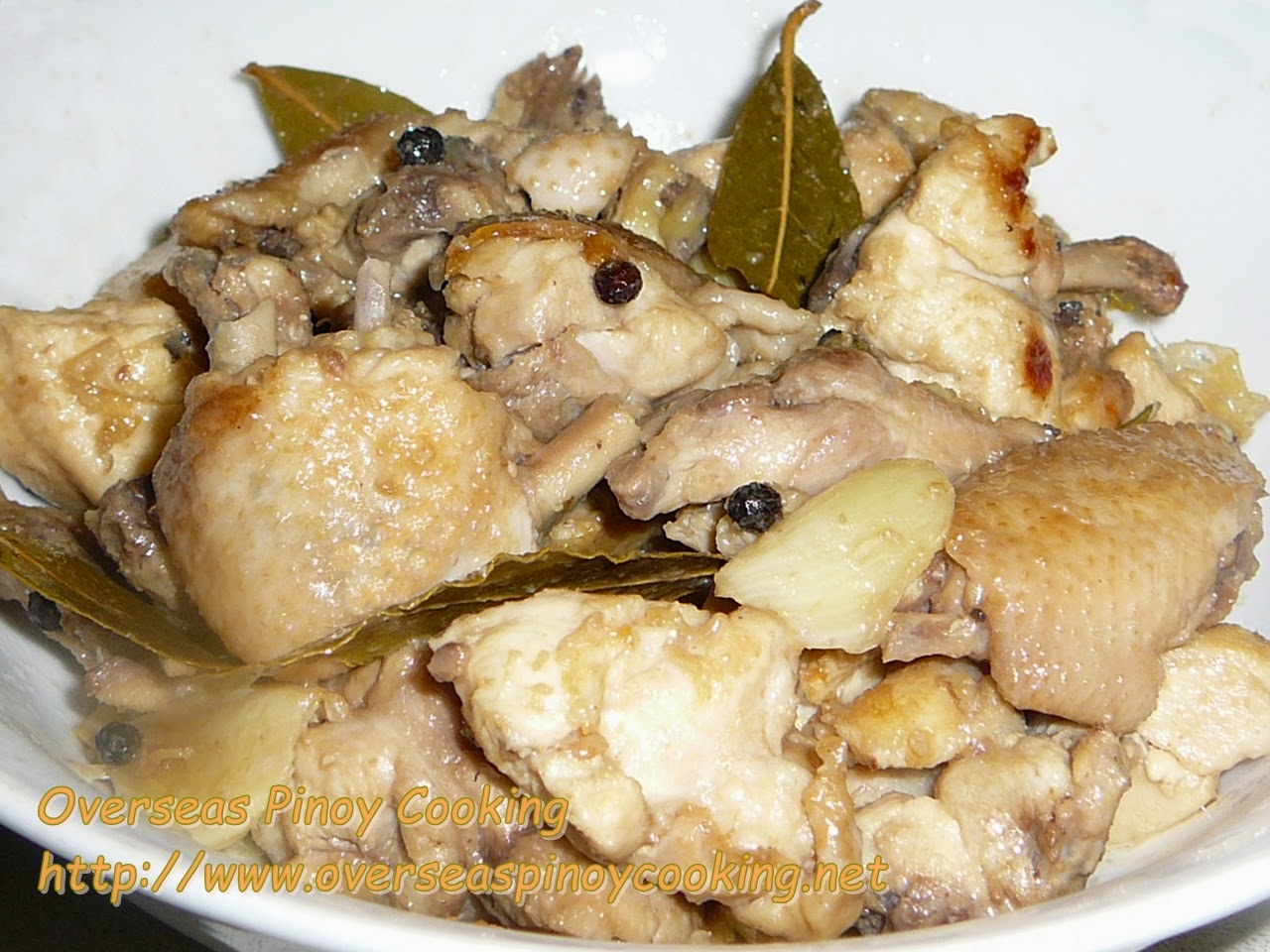 Sinigang na baboy is a sour soup native to the philippines. White Chicken Adobo, Adobong Puti ~ Panlasang Pinoy Recipe