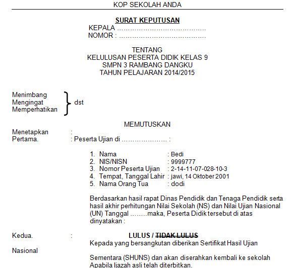 Surat keputusan bersama 4 menteri tahun 2020 tentag panduan . .xlsx file APLIKASI SURAT KELULUSAN SISWA DENGAN MAIL